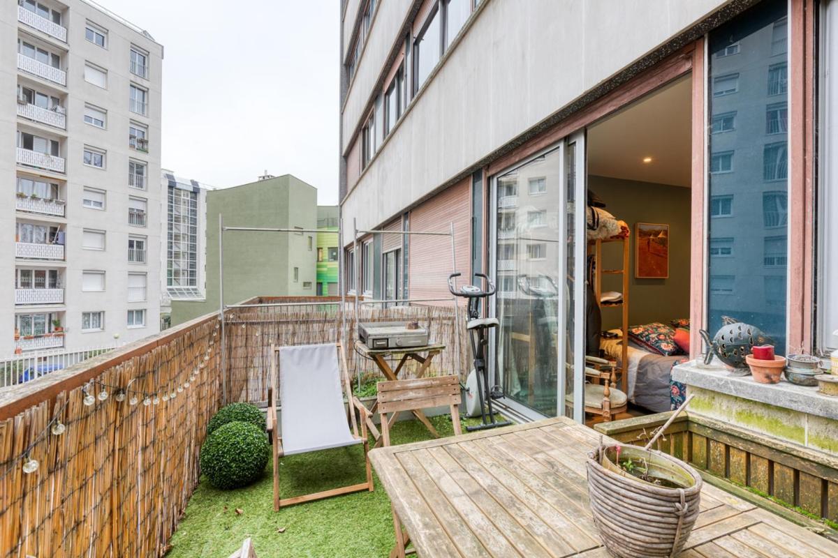 Апартаменты T2 Lumineux Avec Terrasse Булонь-Бийанкур Экстерьер фото