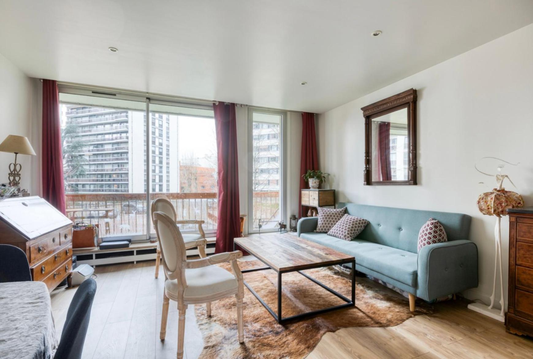 Апартаменты T2 Lumineux Avec Terrasse Булонь-Бийанкур Экстерьер фото